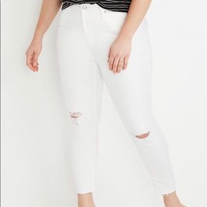 Madewell 9” High-Rise Skinny Crop Knee Rip Edition